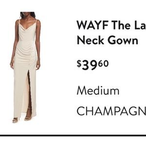 WAYF The Layla Ruched dress